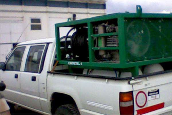 Unidad compacta, para montaje en pick up. Equipamiento modelo MB99-28,