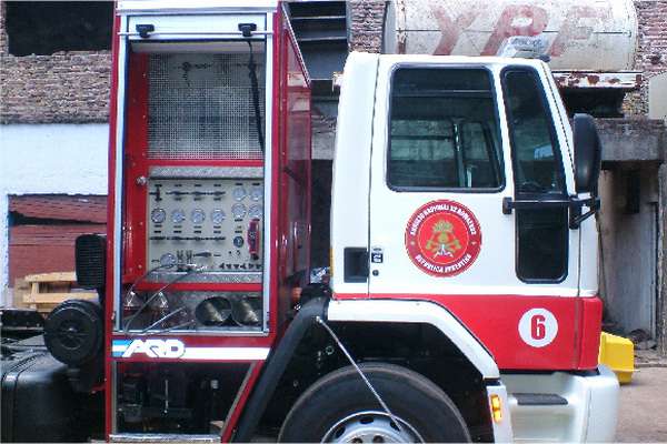 Equipamiento especialmente desarrollado para el Consejo Nacional de Bomberos Voluntarios de la República Argentina