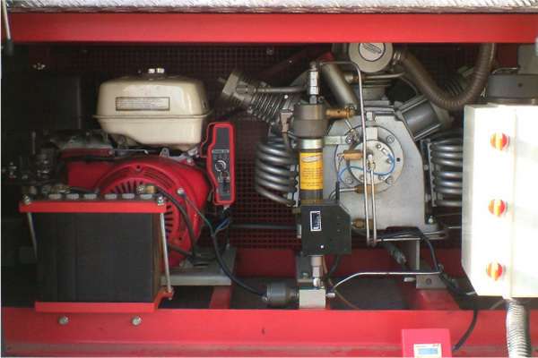 Equipamiento montado en Unidad de Bomberos de la Provincia de Buenos Aires. 